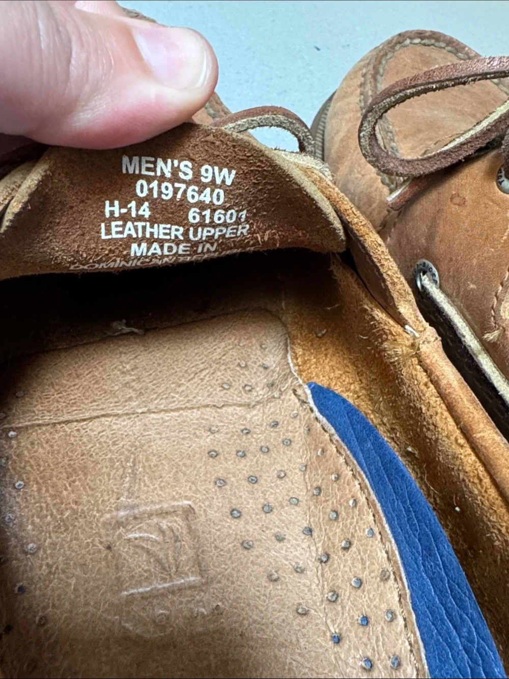 Sperry Men's Brown Leather Boat Shoes